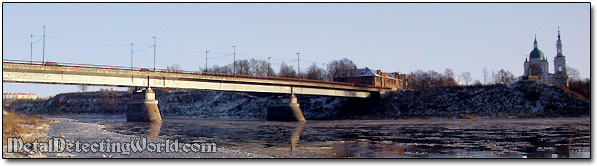 Kingisepp Yamburg Bridge over Luga River