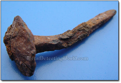 Old Rusty Medieval Nail