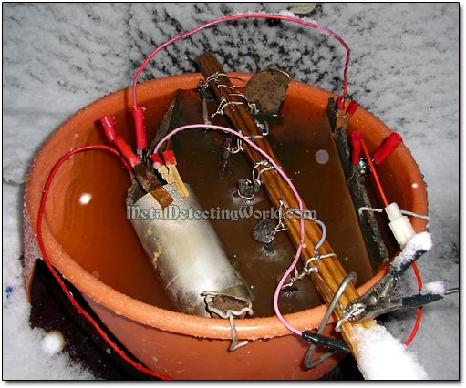 A Stainless Steel Anode Is Added to Multiple-Part Setup