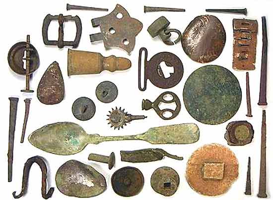 Relics Metal Detected at the Site