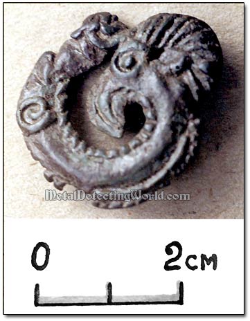 Bronze Zoomorphic Stud Perm Animal Style