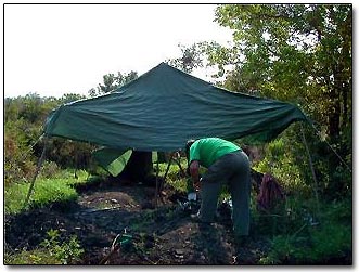 Digging at the Fort Site