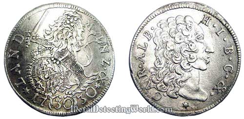 1730 Silver Coin, Coalition War Battlefield