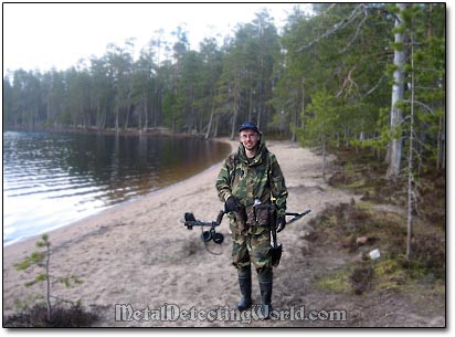 Relic Hunter Tapio on Finnish Lake