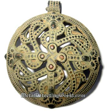 Viking Pendant of Borre or Jellinge Style