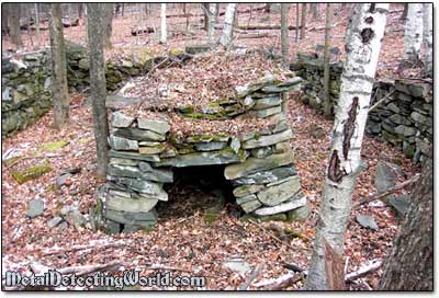 Cellar Hole Metal Detecting Site