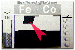 Rejected Area on E-Trac Discrimination Pattern for Coins