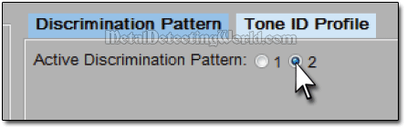 Active Second Discrimination Pattern