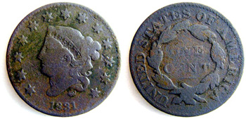 1831 Large Cent