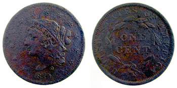 1839 Large Cent