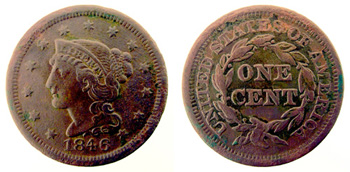 1846 Large Cent