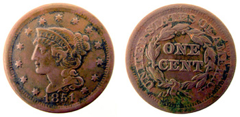 1851 LargeCent