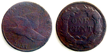 1857 Flying Eagle Cent