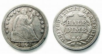 1847 Liberty Seated Half Dime