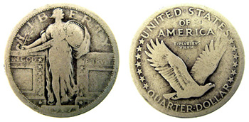 1917 Standing Liberty Quarter ver1