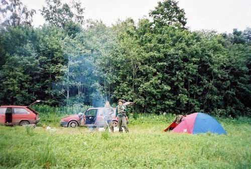 At Medieval Village Site