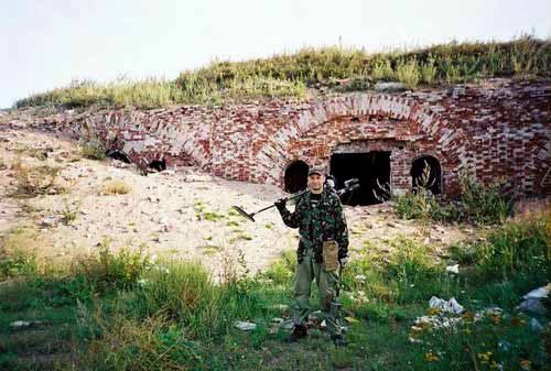 Sergei at Fort Ruins, Russia