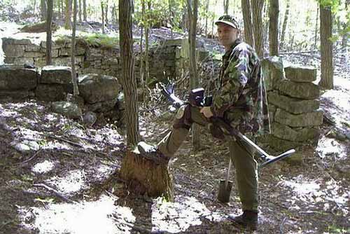 Sergei At Homestead Ruins, USA