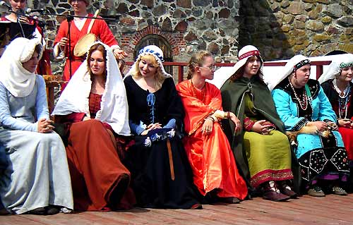 Medieval Costume Demonstration
