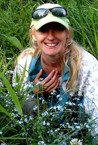 Sveta and Wild Flowers, Russia