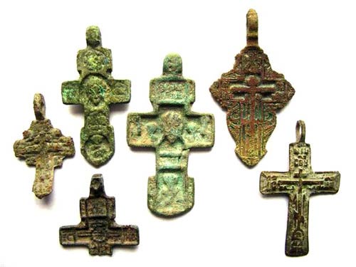 Bronze Crucifixes ca. 17th-19th Centuries