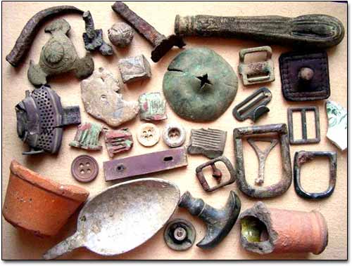 Various Relics circa 17th-19th Centuries Various