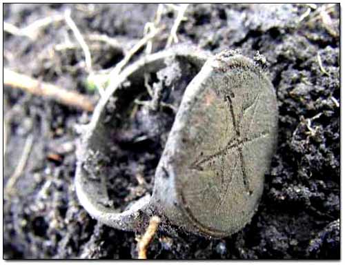 Medieval Bronze Signet Ring 1700s