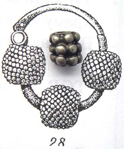 048_Silver_Earring_part,ca.12th_century