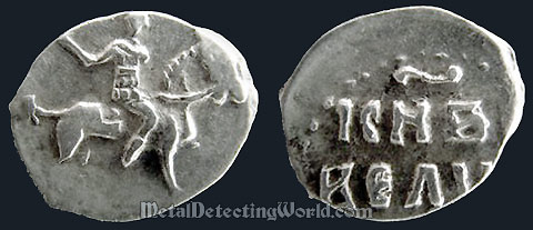 Silver Wire Denga Czar Ivan IV