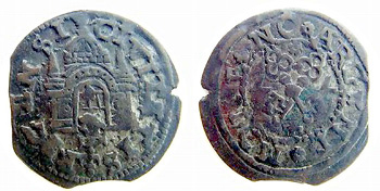 1577 Solidus Freie Stadt Riga