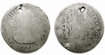 1781 1 Real,Carolus III,Spain