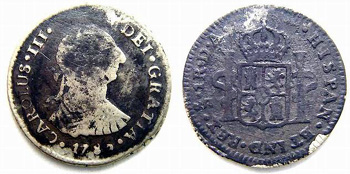 1782 1 Real,Carolus III,Spain