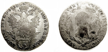 1815 5 Kreuzer,Austrian States