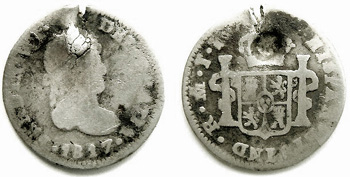 1817 1 Real,Ferdinand VII,Spain