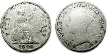 1840 4 Pence,Great Britain