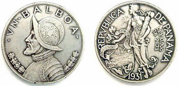 1931 1 Balboa,Panama