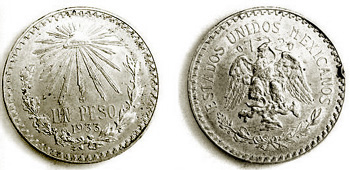 1933 1 Peso,Mexico