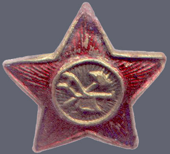 WWII Red Army Cap Star Pin