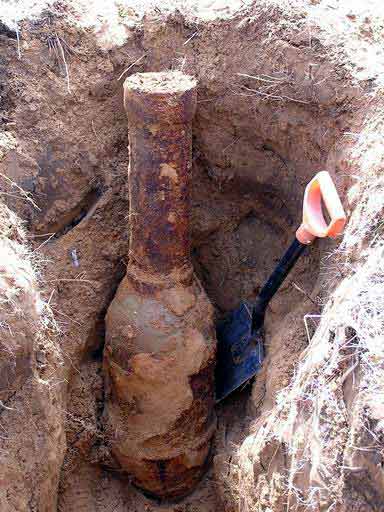 WW2 Unexploded Bomb