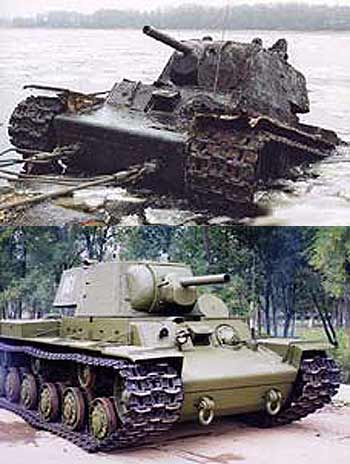 Russian Tank KV-1 Restored