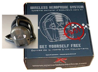 Cordless Headphone System for XP Detectors