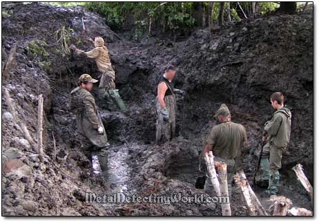 Military Diggers Are Excavating WW2 Dug-Out