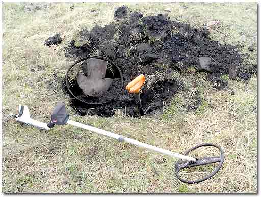 Digging Up Large Iron Junk