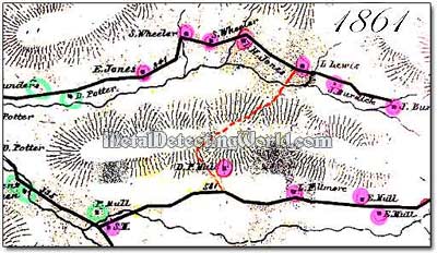 Beer's Map Issued in 1861