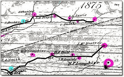Beer's Map Issued in 1875