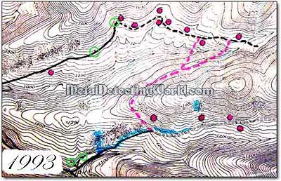 Topographical Map Issued in 1993