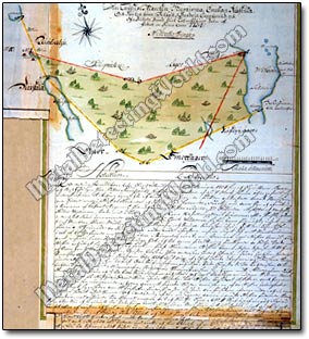 Economic Notes to 1698 Swedish Map