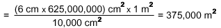 Calculating Area from Map Measurements in Metric Units