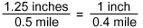 Equation for Calculating Map's Lexical Scale