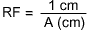 Formula for Converting Lexical Scale to RF in centimeters